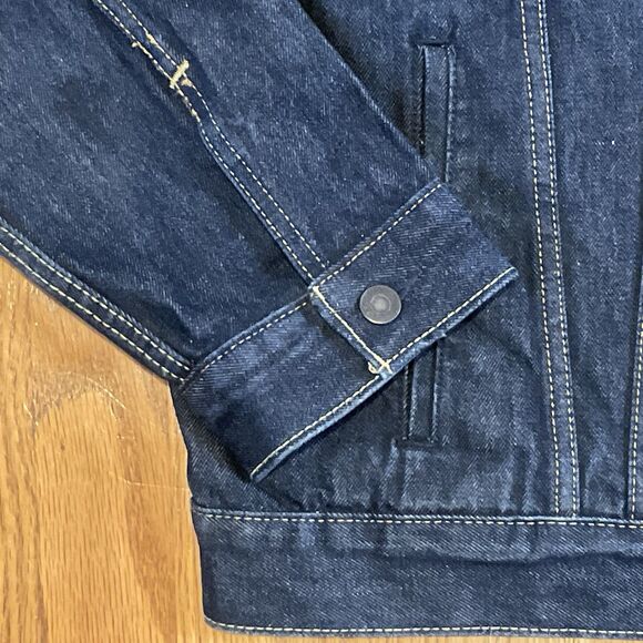 Levi's XXL Signature Denim Jean Jacket Button Up Trucker Coat Mens Red Tag - Picture 5 of 9